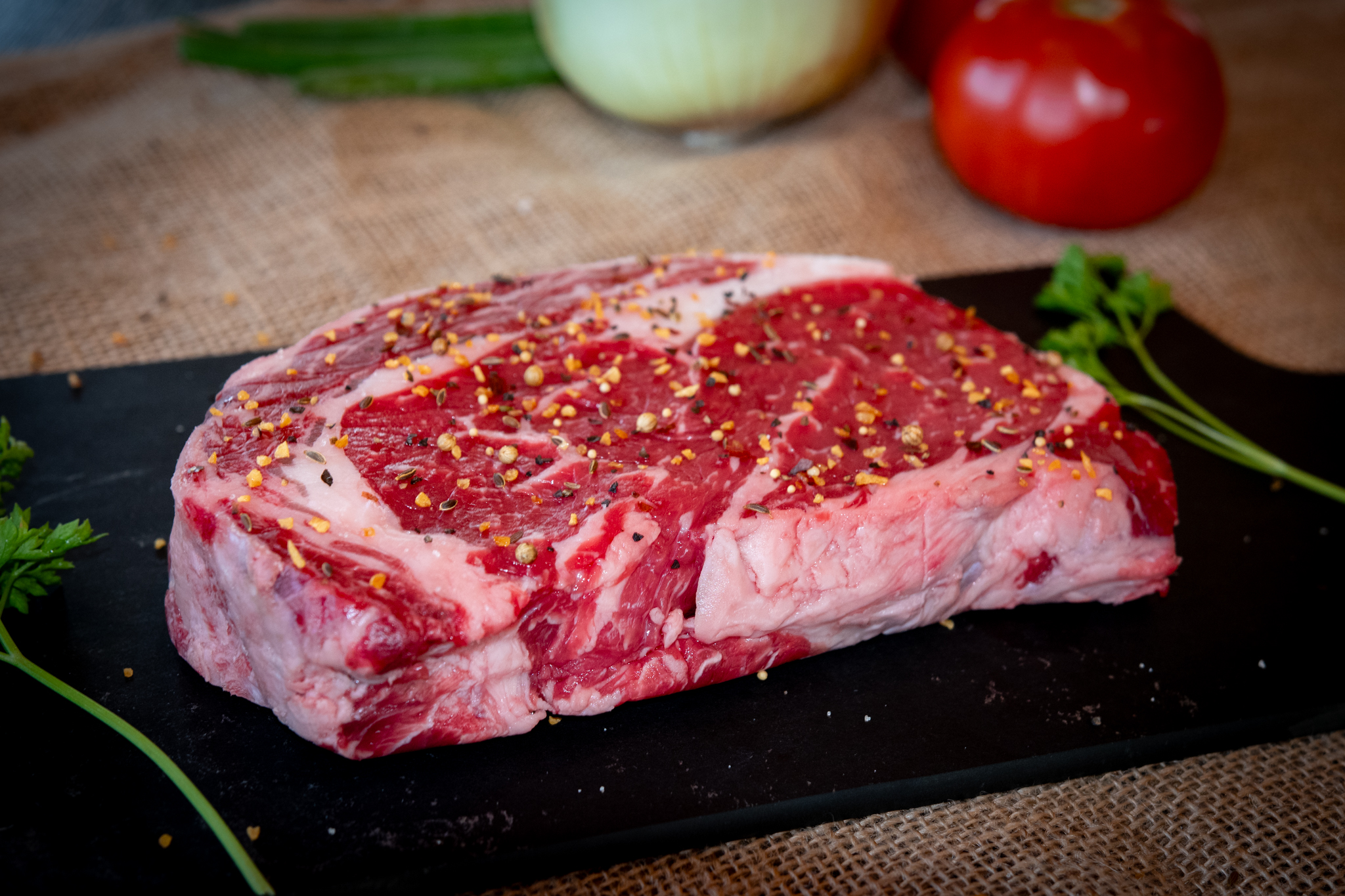Ebert Grown USDA graded Ribeye Steak available at Salmon's Meat Products and online for shipping